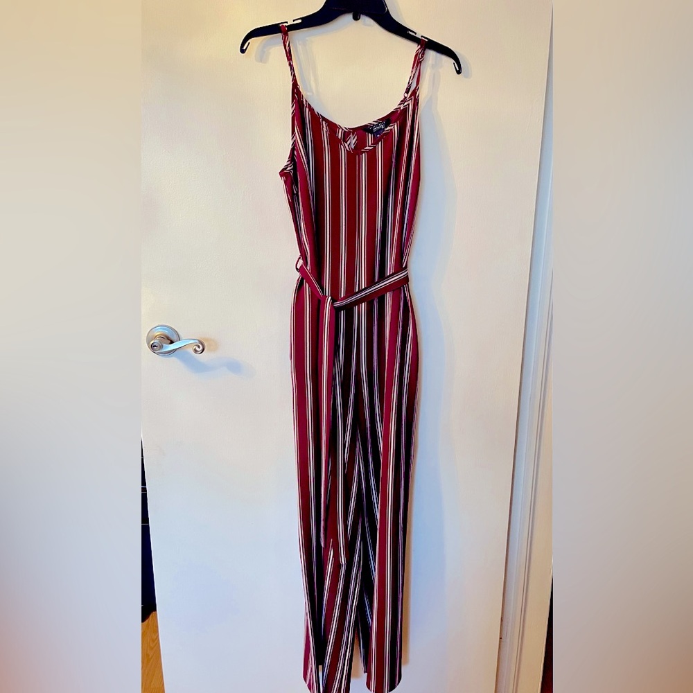 Streetwear Society Stripped Jumpsuit - Size M